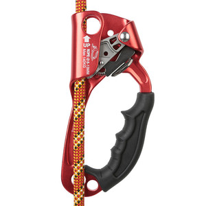 High Strength Anti-rust Durable Aviation Light Alloy Climbing Ascender for Tree Climbing Single Rope Technique Climbing