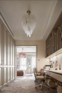 Système de placard de luxe, nouvelle conception, dressing avec portes coulissantes en bois massif - Product Image 2