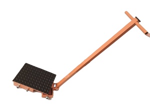 Juego de Carretillas de Carga Resistentes de 15T, Patines Industriales para Mover Máquinas con Ruedas de PU y Rieles de Unión - Product Image 1