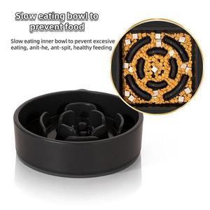 Ciotola per Acqua Extra Spessa e Resistente con Diametro Ampio, Ciotola Anti-Schizzi per Cani <span class=keywords><strong>di</strong></span> Taglia Grande - Product Image 5