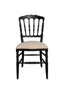 <span class=keywords><strong>Chaise</strong></span> d'appoint Windsor de style antique français du milieu du siècle, style Napoléon III, en bois de chêne massif, tissu en lin, <span class=keywords><strong>chaise</strong></span> de salle à manger - Product Image 2