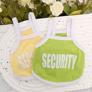 Pet Security Vest Macaron Color Cotton <b>Cat</b> Dog Summer Clothes Cute Letter Design Thin Tank <b>Top</b> - Product Image 2