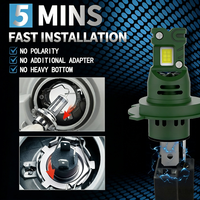 Phares LED de voiture SunRise ZFS302 H9 12V 70W 7000LM 6500K IP68 étanches, nouvelle luminosité élevée, plug and play, ajustement universel