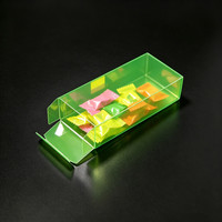 Boîte d'emballage pliable en plastique PET transparent personnalisée, boîte cadeau transparente en PVC PP avec impression pour bonbons et cosmétiques