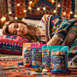 OEM teh tidur Chamomile Herbal tidur dalam dalam menenangkan organik mengurangi stres hidup dalam rileks kantung teh tidur - Product Image 3