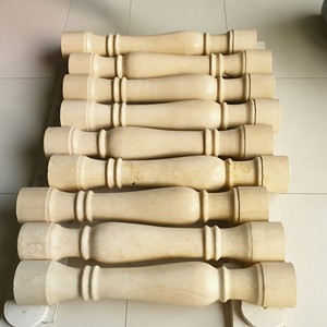 Rampe d'escalier en marbre blanc moderne et exquise, personnalisée, pour <span class=keywords><strong>terrasse</strong></span>, décoration extérieure et intérieure - Product Image 3