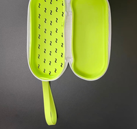 Organisateur de lunettes de soleil en silicone de grande taille YDS avec fermeture éclair, étui portable pour lunettes de soleil, organisateur de lunettes, sac souple