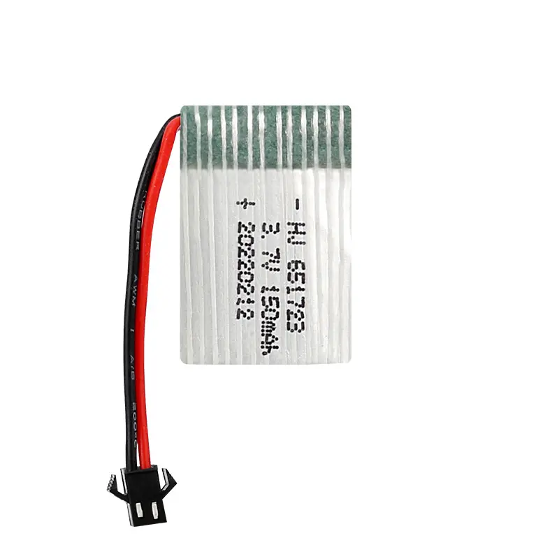 공장 직접 드론 배터리 3.7v150mah 높은 속도 20c651723 741724 Syma X2 쿼드 콥터에 대한 충전식 폴리머 배터리 801723