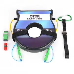 Ftth Otdr Launch Cable Sm Fc Lc Sc apc 1000m 500m 1km 2km fiber optic otdr launch cable box