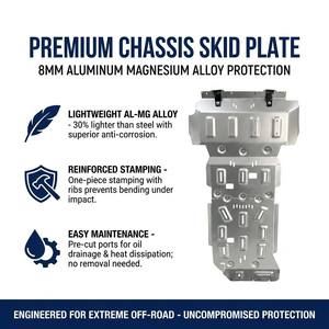 Plaque de protection moteur en alliage Al Mg de qualité aérospatiale JK 5 mm pour Nissan Patrol Y62 (2014-2021) Armada SUV Offroad Performance Underbody - Product Image 6
