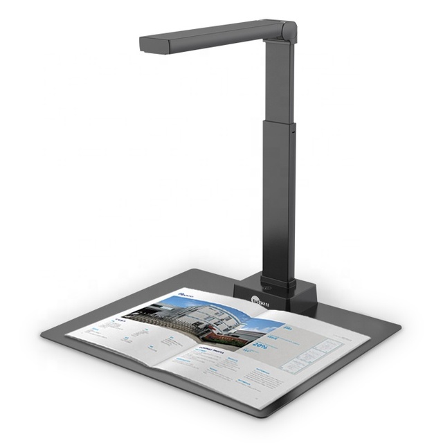 A4 Overhead Scanner Document Camera USB High-Speed Wide Format with 13MP Resolution in Stock