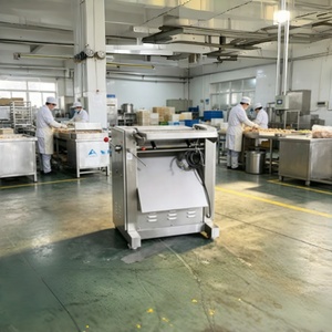 Rebanadora de Carne Eléctrica Industrial, Cuchilla de Acero Inoxidable de 350 mm, Totalmente Automática, para Carne Congelada y Queso, Grosor Ajustable - Product Image 1