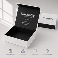 Emballage personnalisé pour la promotion des marques, boîte rigide pliable magnétique mate, kits d'essai de produits, kits d'influenceurs, coffret cadeau pour la promotion des marques