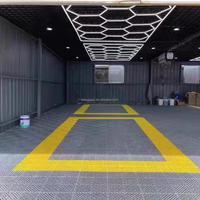 Chemikalienbeständige PP-Garagenbodenplatten mit Verzahnung für Autoreparaturstationen, Wartungsböden und Werkstätten