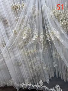 Offre spéciale de <span class=keywords><strong>tissu</strong></span> pour rideaux en voile <span class=keywords><strong>blanc</strong></span> de haute qualité à bas prix pour le salon - Product Image 2