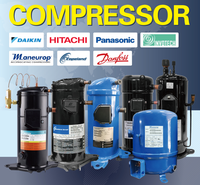 Compresseur rotatif Panasoni 9000BTU 12000BTU 18000BTU 24000BTU Climatiseur 1HP 1.5HP 2HP 3HP R22 Original Nouveau compresseur ISO