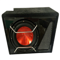 Caisson de basses pour voiture 10 pouces, 12V DC, bobine simple, 1200W RMS, 95dB, actif avec amplificateur