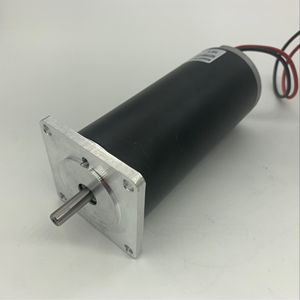 มอเตอร์กระแสตรงแบบแปรงถ่าน 52ZYT ขนาด 56 มม. แบบยึดหน้าแปลน 12V 24V 36V แม่เหล็กถาวร แบบปิดสนิท - Product Image 2