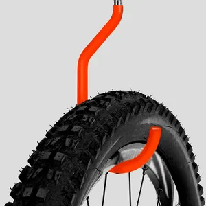 Jh-mech gantungan sepeda besar untuk utilitas gantung kabel kawat organisasi penyimpanan 4 paket dinding garasi langit-langit kait sepeda