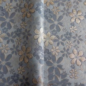 Vestido de pétalos dorados Jacquard teñido en hilo, tela Cheongsam, patrón tejido impreso para ropa de boda - Product Image 4