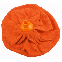 Mât en aluminium Têtes de vadrouille en plastique microfibre réutilisables à séchage rapide et hautement absorbantes
