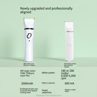 Großhandel 4-in-1 Tierpflege-Schermaschine Kabellos USB-Aufladung Geräuscharm Plastik Einfach zu Bedienen Tierhaar-Trimmer Pfoten-Ohren-Gesichts-Trimmer-Set