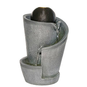 Moderno antico a parete solare fontana con resina di lusso rubinetto nostalgico giardino bacino Art Deco stile <span class=keywords><strong>per</strong></span> la casa o in ufficio - Product Image 1