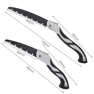 Soumatsu Folding Hand Saw 250mm High Carbon Steel Blade Butterfly Structure For Outdoor Use - Product Image 1