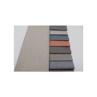 LXCS1511 Prêt en vrac anti-boulochage vérifié 100% Polyester Tissu Dobby Plaid Woven Fabrics Jacquard Fabric