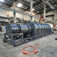 Ligne de production de biochar de pyrolyse équipement de carbonisation Machine de four à charbon de bois pour l'usine de fabrication