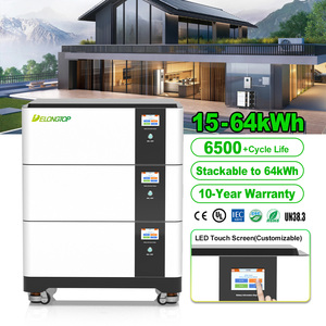 แบตเตอรี่ Lifepo4 15kwh 30kwh ระบบกักเก็บพลังงานภายในบ้าน 51.2V 300ah รุ่นแบบต่อพ่วงได้ แบตเตอรี่ลิเธียมไอออนสำหรับโซลาร์เซลล์ - Product Image 1