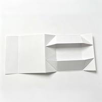 Kotak Kertas Lipat Kaku dengan Logo Kustom, Penutup Magnetik, Embossing Foil Emas untuk Kemasan Hadiah Kosmetik Perawatan Kulit Langsung dari Pabrik.