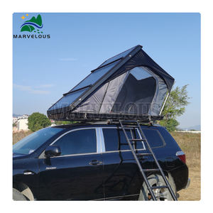 Tente de toit pour camping, ouverture latérale, 4x4 tout-terrain, pour 2-3 personnes, coque rigide triangulaire, tente de toit pour voiture - Product Image 6