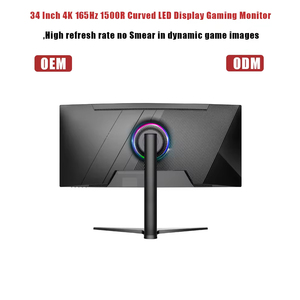 <span class=keywords><strong>Monitor</strong></span> LCD de 34 pulgadas, 75Hz, 165Hz, pantalla de ordenador 4K, barra de luz RGB, monitores de pantalla curva para juegos, <span class=keywords><strong>monitor</strong></span> curvo de 34 pulgadas - Product Image 3