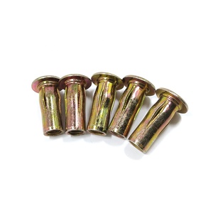 1/4-20 UNC <span class=keywords><strong>AVK</strong></span> loại đinh tán hạt phẳng đầu thép có khía ren nutrserts đinh tán - Product Image 3