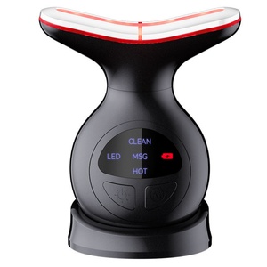 <b>Neck</b> Lifting Device Seven-color <b>Neck</b> Massager Color <b>Light</b> Micro-current Lifting and Firming Facial Massager - Product Image 1