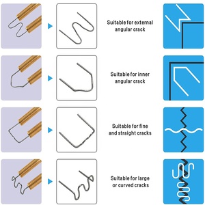 Agrafes coupe-vague automobile Machine à souder pare-chocs plastique <span class=keywords><strong>Clou</strong></span> <span class=keywords><strong>Carrosserie</strong></span> Réparation Machine à souder Agrafeuse chaude - Product Image 3