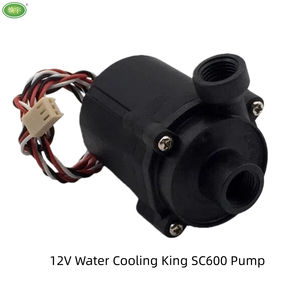 Bomba de Agua Silenciosa de Alta Potencia de 12V con Kit de Depósito para Modificación de Computadoras EV, Sistema de Refrigeración de 2 Puertos de Rosca - Product Image 3