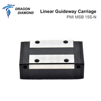 Bloque de Carro de Guía Lineal PMI Dragon Diamond MSB15S-N para Máquina de Grabado y Corte Láser de CO2, Piezas Mecánicas
