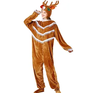 Cartoon Hirsch Weihnachts kostüm erwachsene Tier kostüme