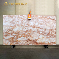 Marbre Bellini poli haut de gamme moderne avec des veines audacieuses pour les projets de design d'intérieur commercial et résidentiel