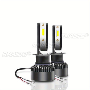 คู่ 120W LED ไฟหน้ารถหลอดไฟ 6000K สีขาวไฟหน้ารถ 20000LM DC 9V-32V LED หลอดไฟอัตโนมัติ IP68 กันน้ำ H7/H11 - Product Image 2