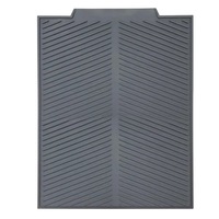 Tapis de table en silicone premium 5 mm résistant à la chaleur, réutilisable, pour égoutter la vaisselle, accessoires de cuisine design