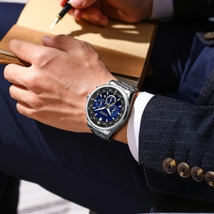 CURREN 8399 WristWatch Waterproof Chronograph Date Men Watch Top Brand Luxury Stainless Steel Sport Male <b>Clock</b> Gift New - Product Image 5