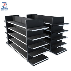 Estanterías/Exhibidores Metálicos de Doble Cara para Supermercados/Almacenes, Marca OBM, Fabricación Personalizada, MOQ Bajo, Capacidad de Carga Ligera de 120 kg/nivel - Product Image 4