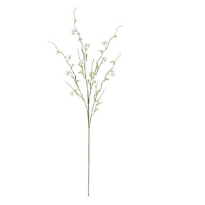 Flores Artificiales de Spiraea Blancas y Rosas en Ramo Individual para Decoración del Hogar y Bodas - Product Image 5
