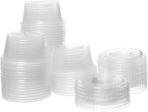 Vasos de Plástico PP Transparente para Salsas con Tapa, Vasos de Plástico para Porciones de Ensalada, Venta al por Mayor de Fábrica, Desechables, 1/2/3/4 Oz - Product Image 4