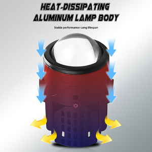ไฟตัดหมอก Xenplus รุ่นใหม่ LF14 Plus 3 สี ขนาด <span class=keywords><strong>2</strong></span> นิ้ว ไฟ LED สำหรับรถยนต์ ระบบไฟส่องสว่างอัตโนมัติ สว่างพิเศษ 3000k/4500k/6000k ไฟตัดหมอกสำหรับรถยนต์ - Product Image 4