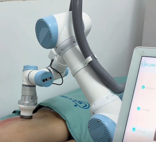 Lscure LSMR AI Robotic Arm 3D Body Scan Healthcare Physiotherapy Smart Cupping Therapy Massager Robot Featuring Timing Control