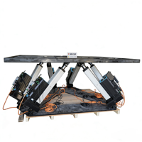 Plateforme de mouvement électrique professionnelle à 6 degrés de liberté avec moteur et PLC, charge utile de 3 tonnes, longue durée de vie pour la simulation de navires et de véhicules